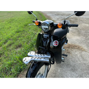 Super Cub ไฟกลม ถุงเท้ายาวครอบโช๊ค เหล็ก