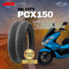 ยางนอก ND City สำหรับรถรุ่น PCX150 ปี 2010-2017 หน้า 90/90-14 TL หลัง 100/90-14 TL ไม่ต้องใช้ยางใน