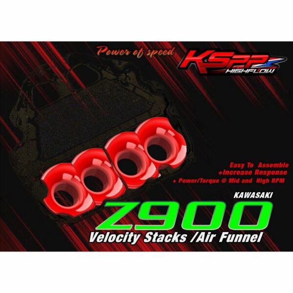 KSPP ปากแตรแต่ง Kawasaki Z900 เพิ่มแรงม้า Velocity Stack