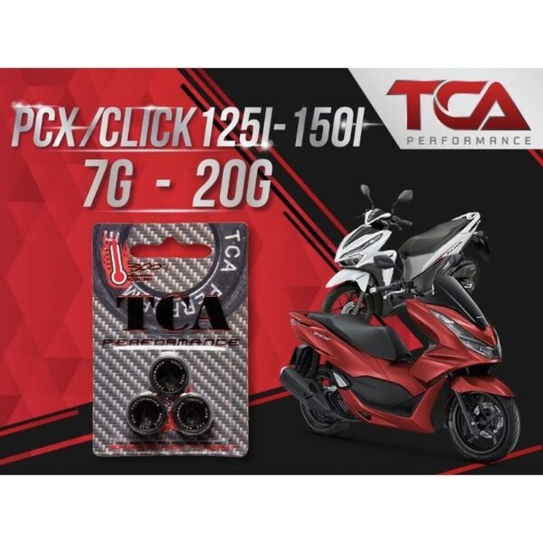 เม็ดตุ้มน้ำหนัก (TCA) HONDA Lead125/Click125-150/ADV150/GPX Drone/PCX125-150/LambrettaV200/Step/Hayate/SkyDrive/Jelato