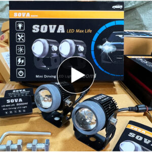 Sova led Max light สปอร์ตไลท์ติดรถ หลอดLED MAXLIGHT