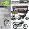 106107AA NEXZTER ผ้าเบรคหลัง KAWASAKI DTX 250 / D-TRACKER / KTX 125