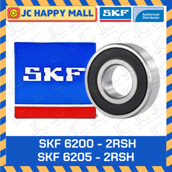 SKF 6200-2RSH SKF 6201-2RSH SKF 6202-2RSH SKF 6203-2RSH SKF 6204-2RSH SKF 6205-2RSH ของแท้ 100%