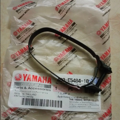 4D0E548410 เข็มขัดรัดท่ออากาศ FINO Mio ราคา 1 ชิ้น หม้อกรองอากาศ Yamaha แท้ 4D0-E5484-10