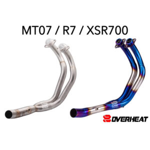 คอท่อ MT07 / R7 / XSR700 สแตนเลส 2 นิ้ว