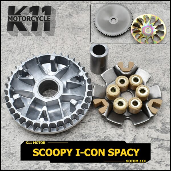 ชุดชามหน้า ชุดล้อขับสายพานหน้าชุดใหญ่ SCOOPY-Iเก่า/SCOOPY ICON Spacy ชามใส่เม็ด บู้ช เม้ดตุ้ม ชามใส่เม็ดเดิม