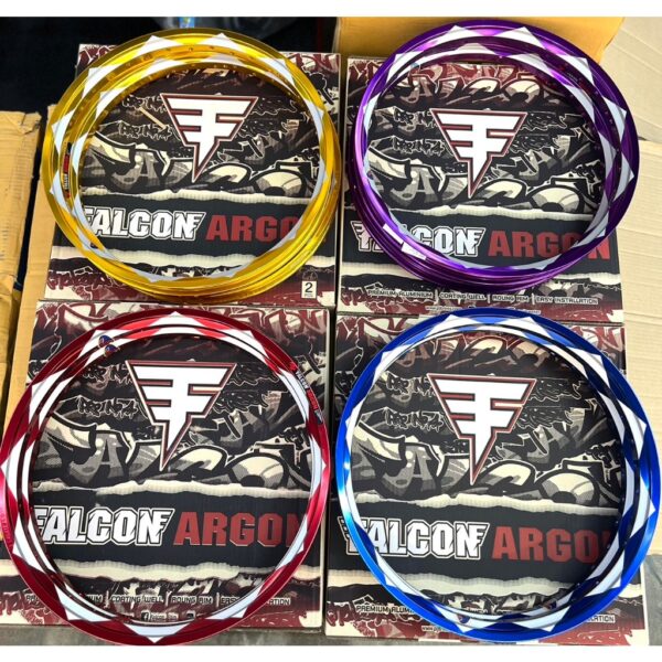 วงล้อ Falcon Argon 17-1.40 จตุคามทราย  มี 4 สีให้เลือก สีทอง