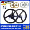 MUTAKIN ล้อ 3 ก้าน ล้อแม็คแท้ SUZUKI Raider 150 Fi GSX-R150/S150 RAIDER150 ด้านหน้า 4 รู หลัง 3 รู จานเบรก(ราคาต่อ