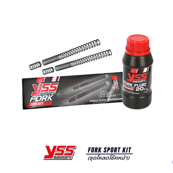 YSS ชุดสปริงโช้คหน้า Y-SO-KIT-01-008 Fork Sport Kit Honda LEAD125 (2021+) Load 1 inch  By Motofiix