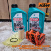 เซทน้ำมันเครื่อง KTM DUKE/RC 200/250/390  Petronas Sprinta F700 4T พร้อมกรอง+Oring สูตรทนร้อน